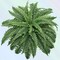 3-Pack – 34-Inch Faux Boston Fern Plants with 49 Fronds – Decorative Silk Greenery for Indoor Spaces – Low-Maintenance, Realistic Look, Pot Not Included